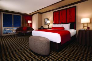 Burgundy King Room at Paris Hotel and Casino in Las Vegas 